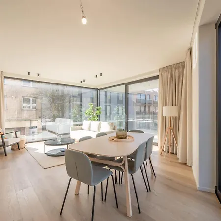 Апартаменты La Brise Modern Met 2 Slaapkamers En Zonnig Terras Кнокке-Хейст